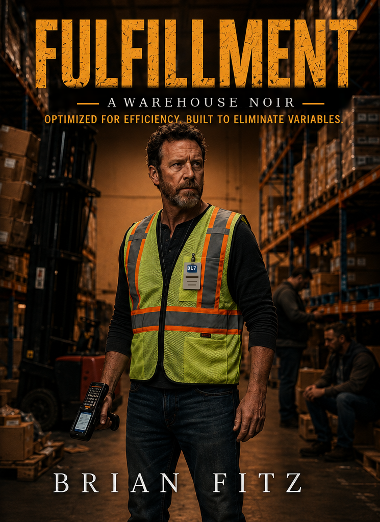 Fulfillment novel by Brian Fitz — warehouse noir book cover