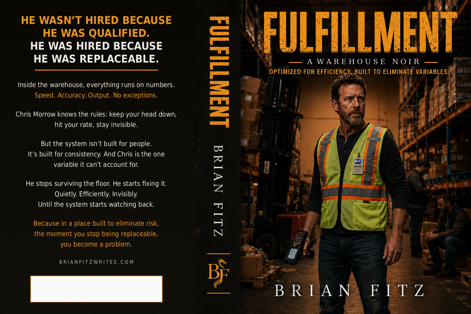 Fulfillment full cover — warehouse noir novel by Brian Fitz