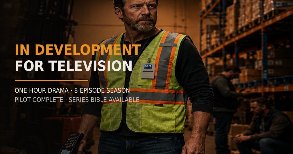 Fulfillment TV adaptation visual — warehouse noir series